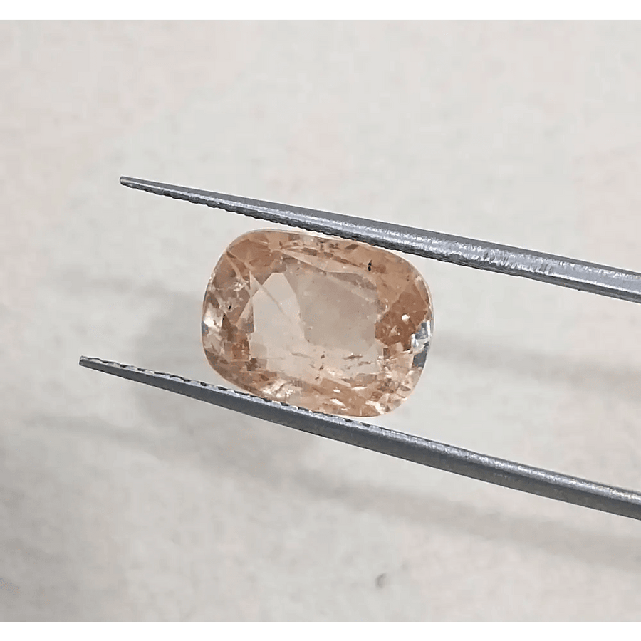 Suberp IGI Certified 4.34ct Padparadscha Sapphire, Natural Untreated Gemstone - SMSGEMS 